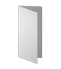 Trauerkarte DIN lang 4-seiter 4/4 farbig + Sonderfarbe Silber